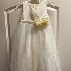 Girls White Dress - Flower Girl, Communion, Easter